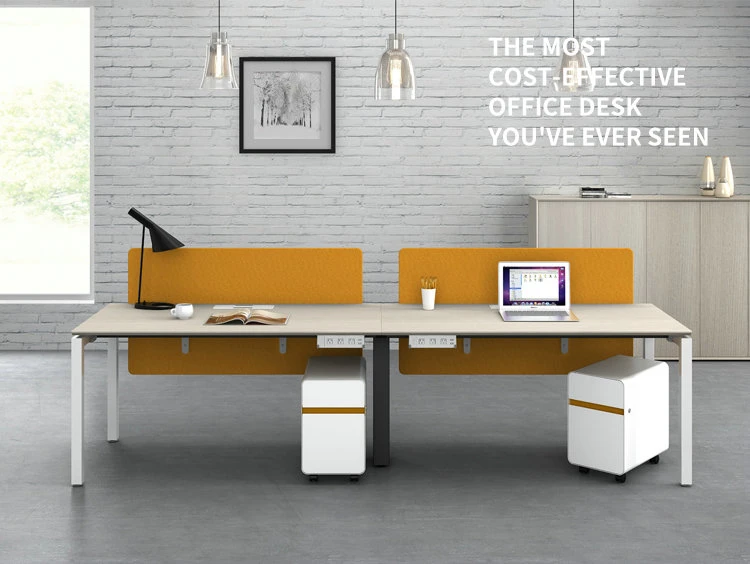 Factory Direct Sale Modern Staff Desks Melamine Furniture Office Workstation