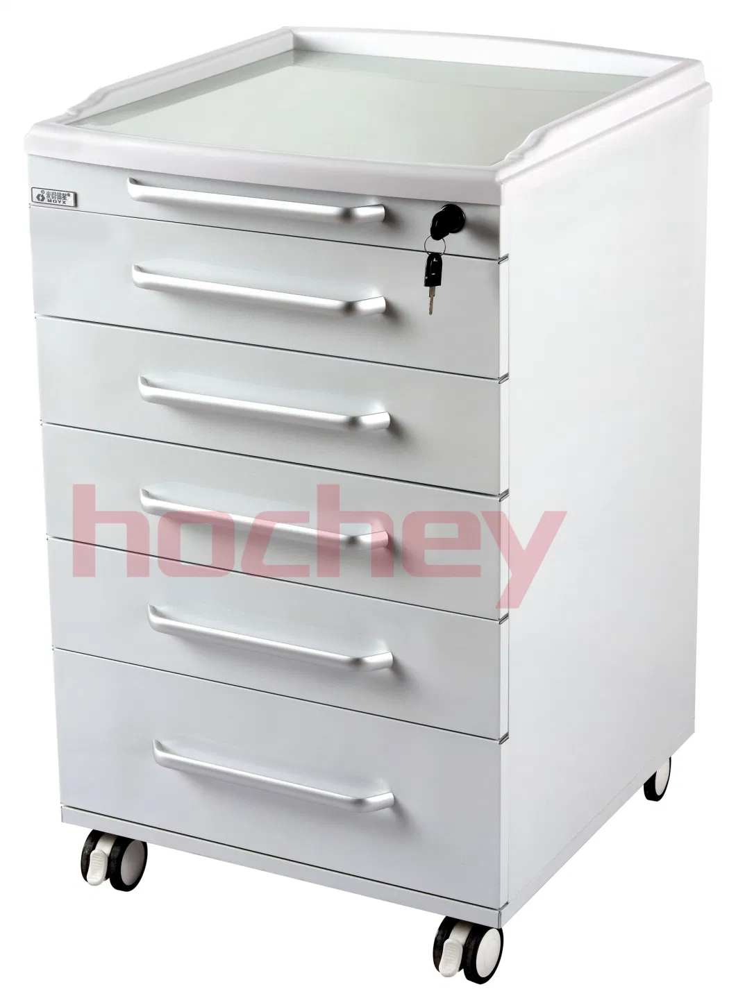 Hochey Medical ABS Countertop Stainless Steel Body Mobile Cart Dental Cabinet