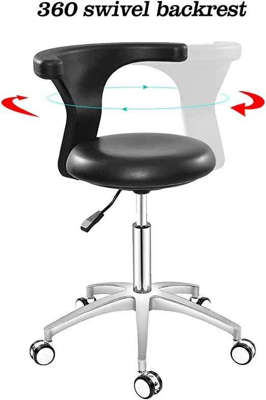 Adjustable Dentist Chair Medical Stool for Drafting, Computer, Hospital, Clinic, Dentalhygienis, Home